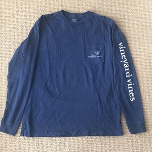 Vineyard Vines Whale Pocket Long Sleeve T-Shirt